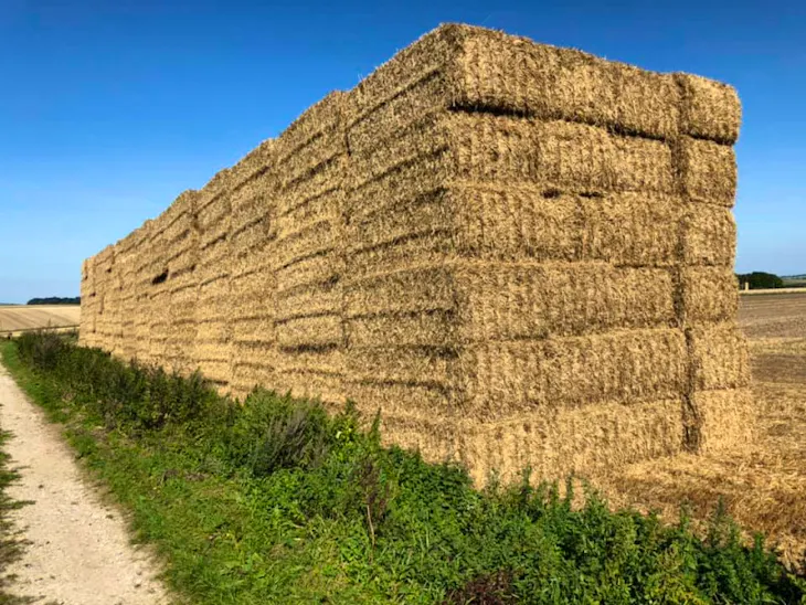500 Bales Baled Straw (Wheat) SellMyLivestock The Online Livestock Marketplace